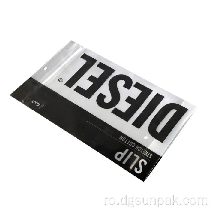 personalizat bărbați lenjerie îmbrăcăminte ambalare pungi de plastic